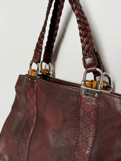 Gucci Guccissima Bamboo Leather Tote