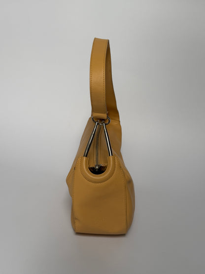 90s Furla Sculptural Hardware Shoulder Bag
