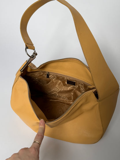 90s Furla Sculptural Hardware Shoulder Bag