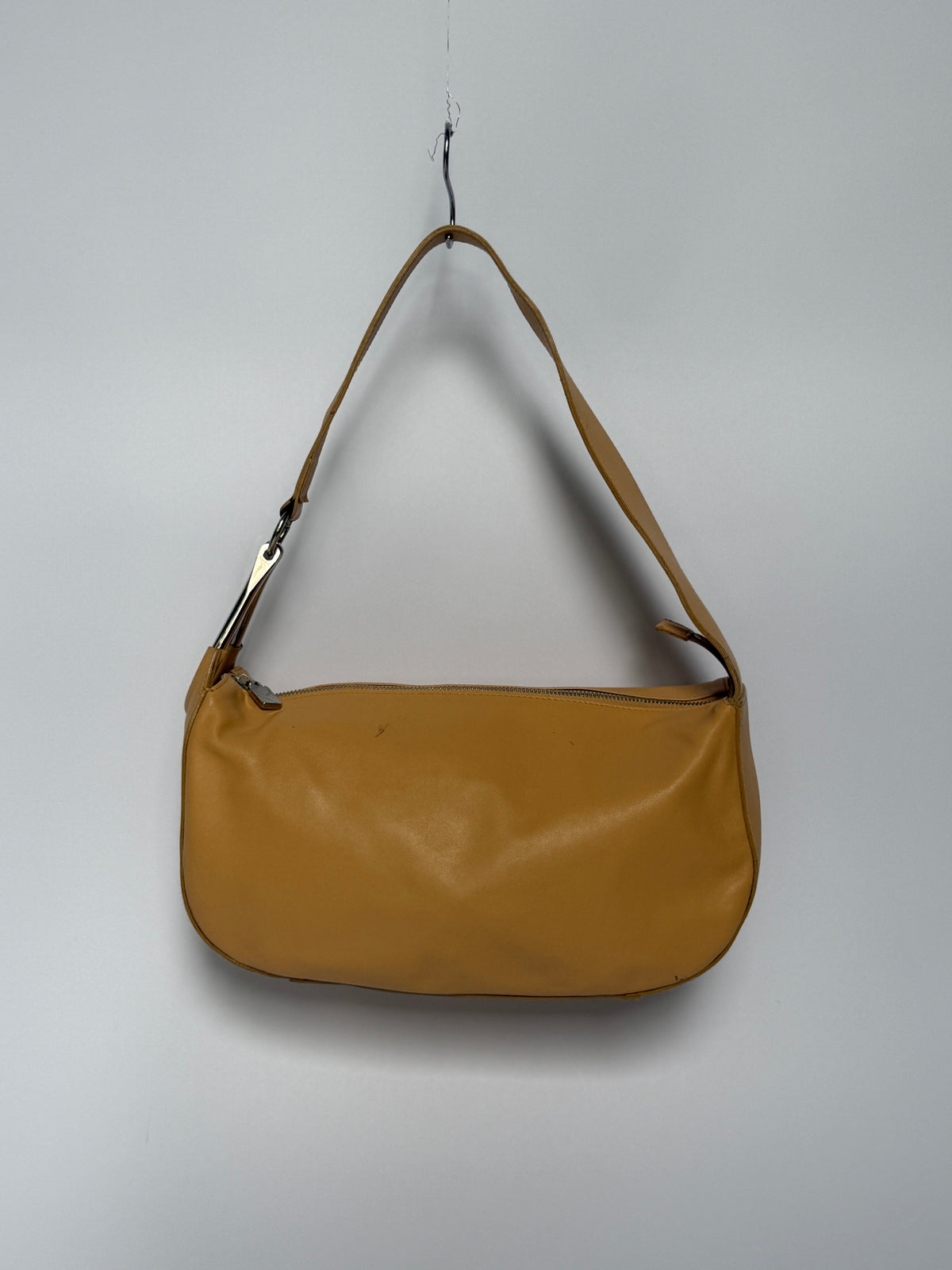 90s Furla Sculptural Hardware Shoulder Bag