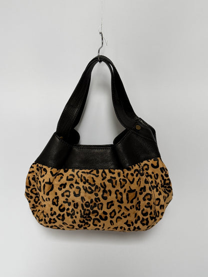 Leopard Calf Hair Shoulder Bag