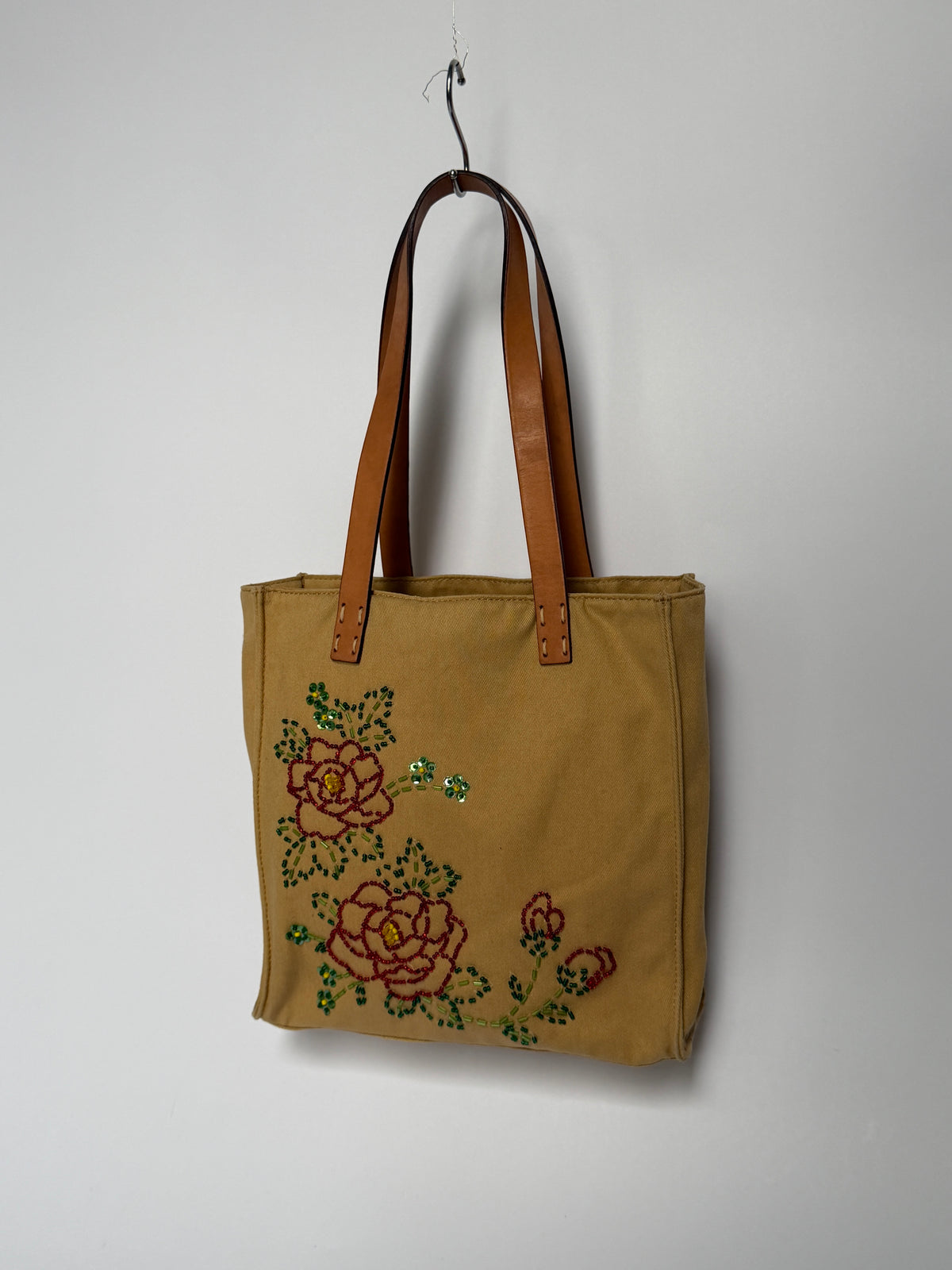 Dolce & Gabbana Beaded Floral Tote c.2000