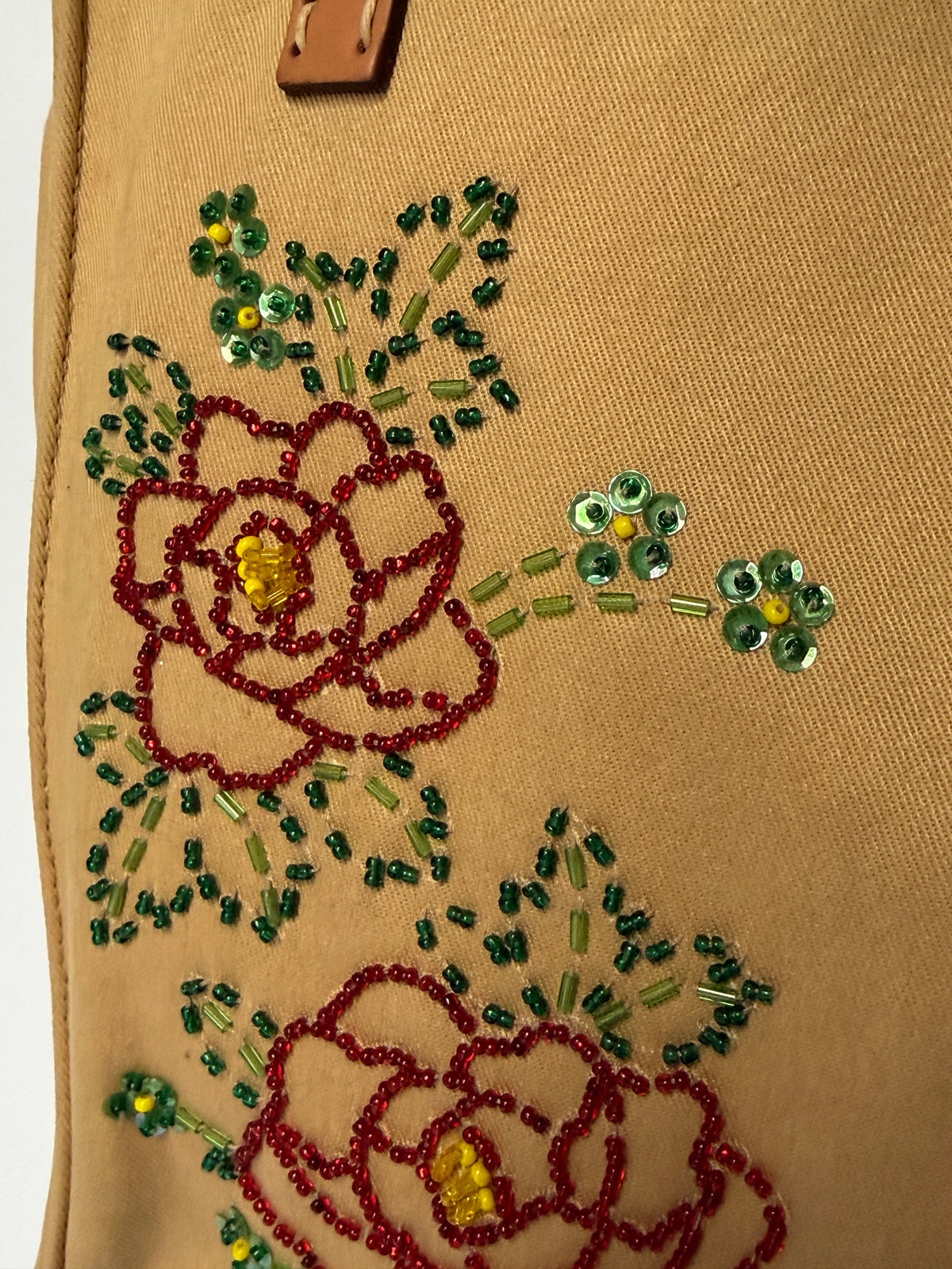Dolce & Gabbana Beaded Floral Tote c.2000