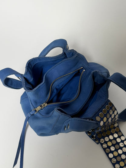 Vintage Cobalt Studded Mini Bag