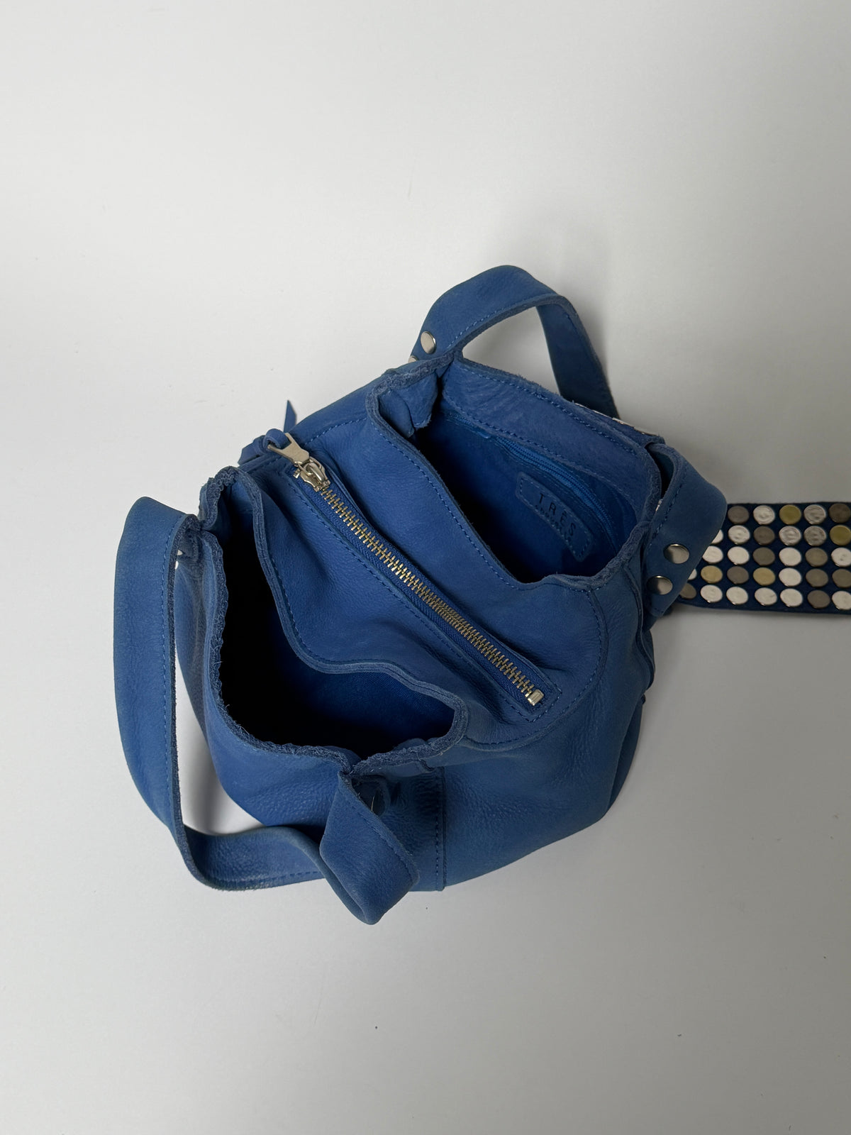 Vintage Cobalt Studded Mini Bag