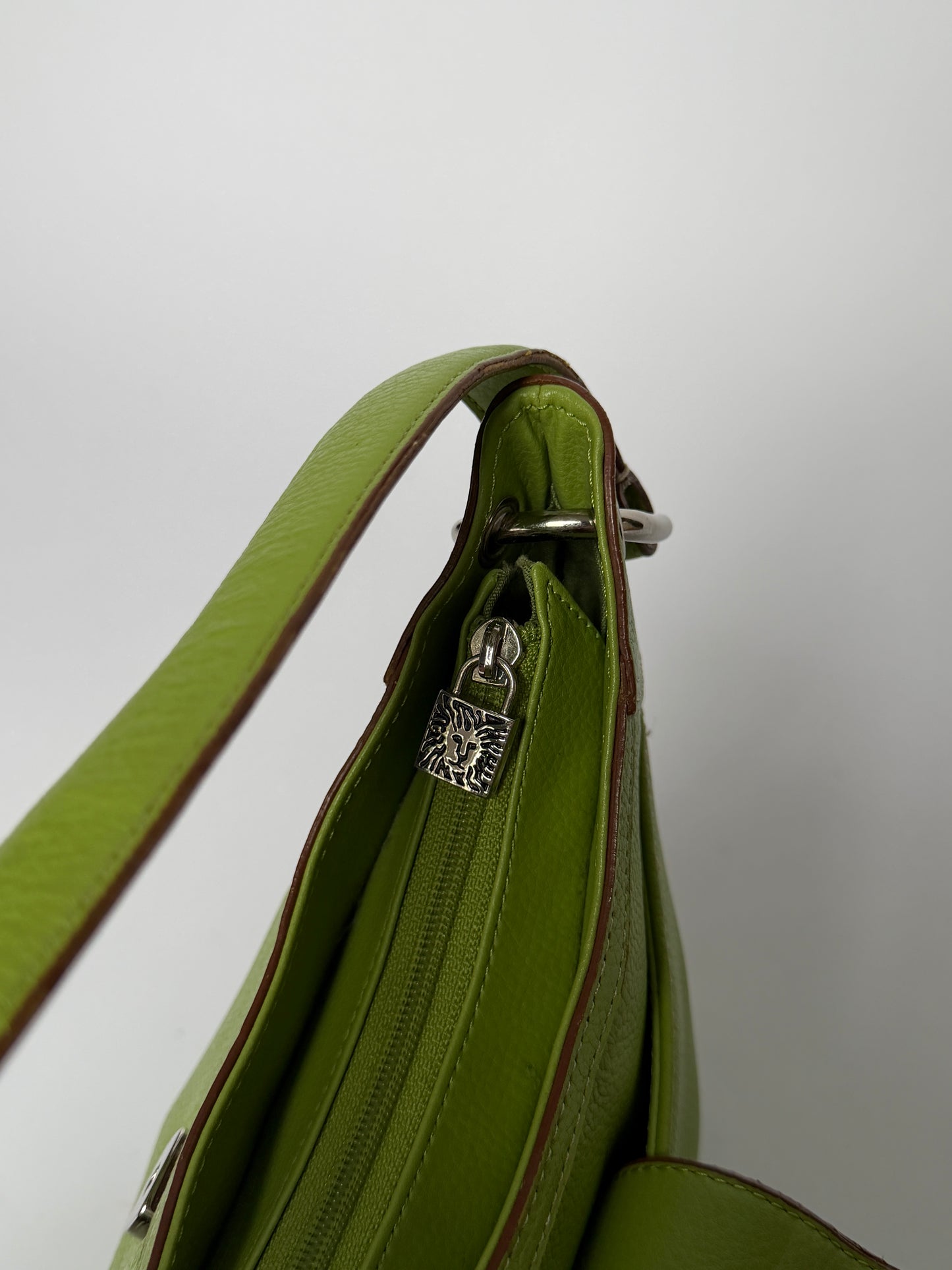 Vintage Lime Shoulder Bag