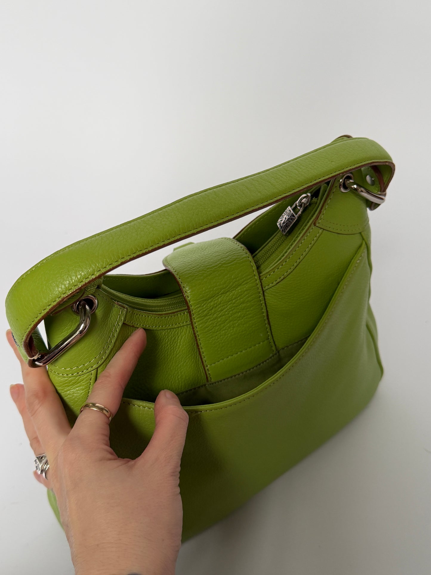 Vintage Lime Shoulder Bag