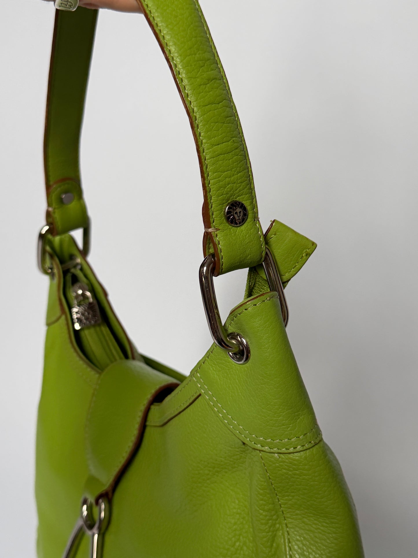 Vintage Lime Shoulder Bag