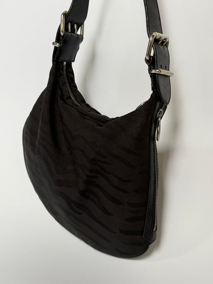 Rare Archive Fendi Zebra Oyster Nylon Bag