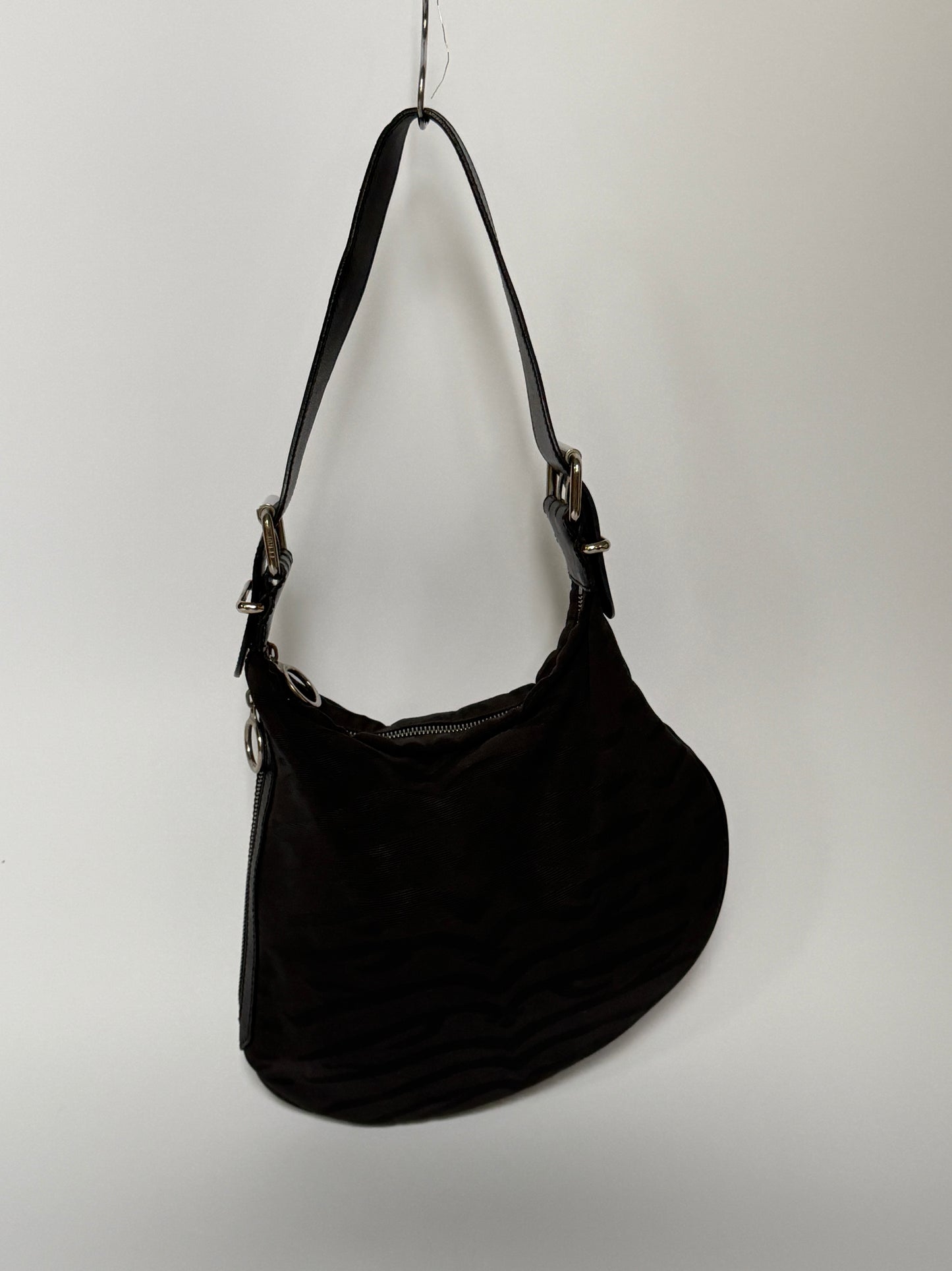 Rare Archive Fendi Zebra Oyster Nylon Bag