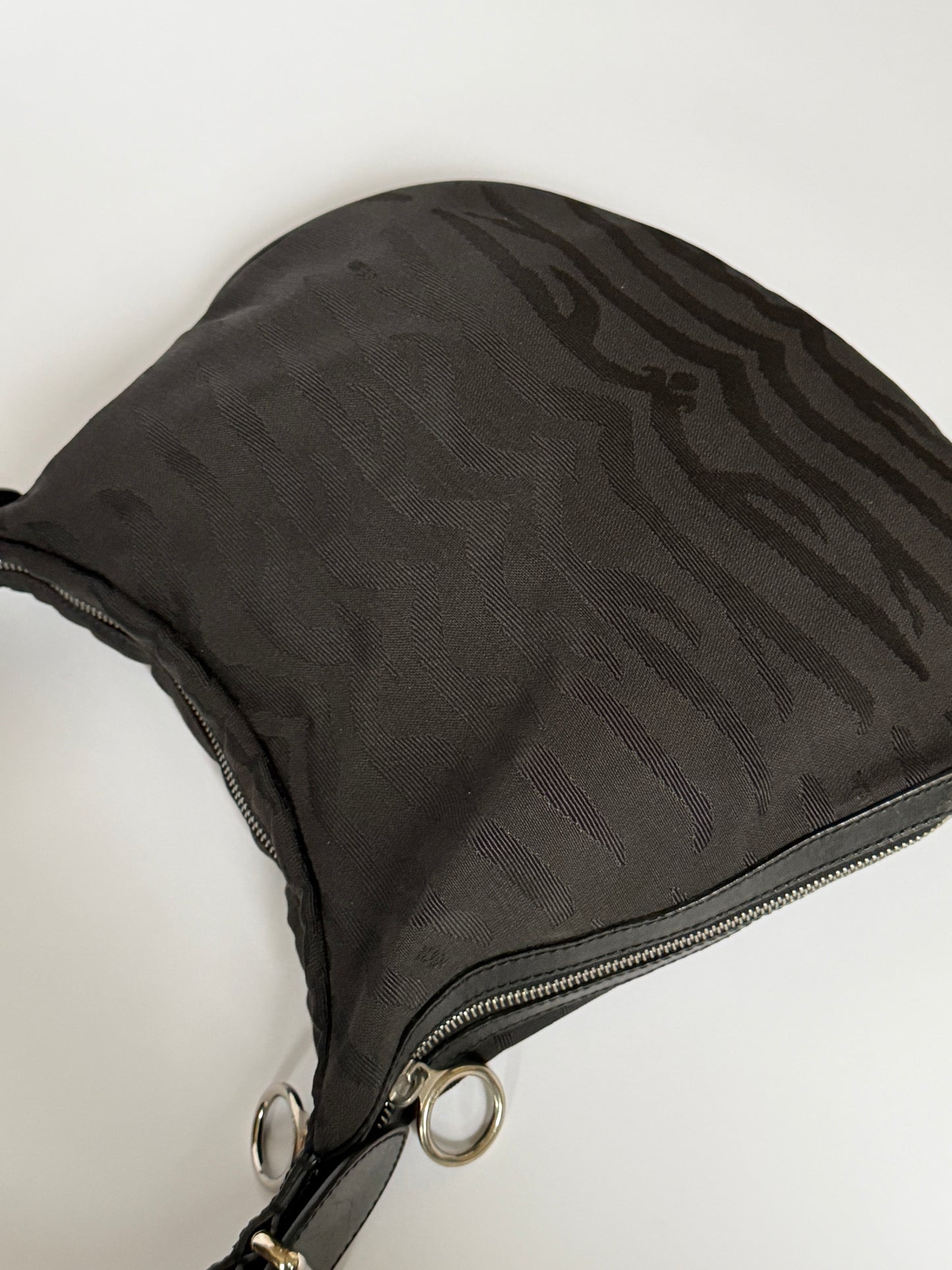 Rare Archive Fendi Zebra Oyster Nylon Bag