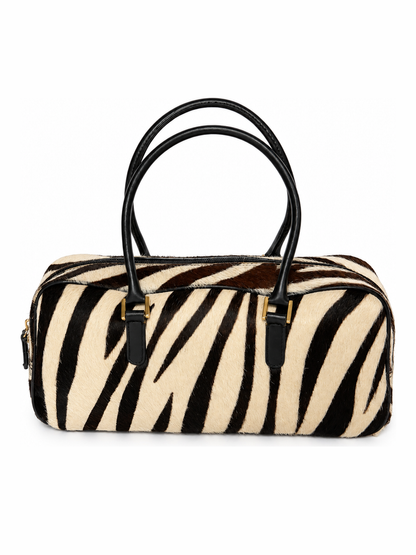 Zebra Print Pony Hair Bag