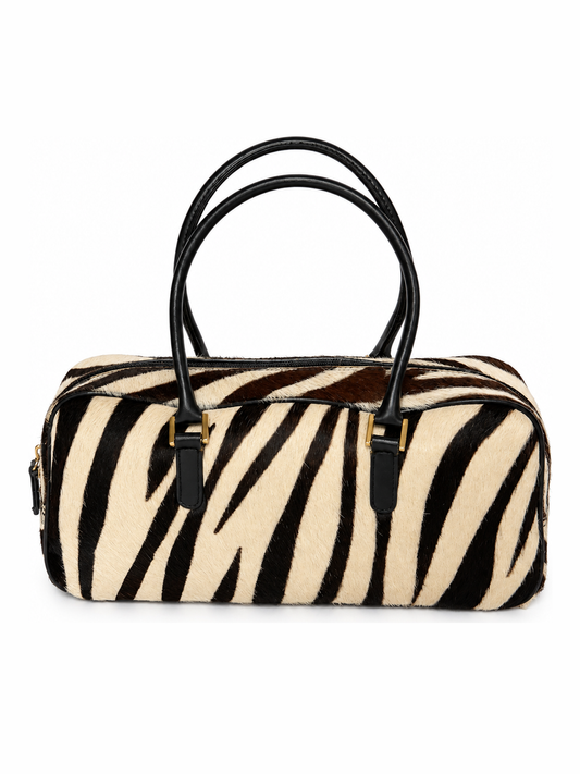 Zebra Print Pony Hair Bag
