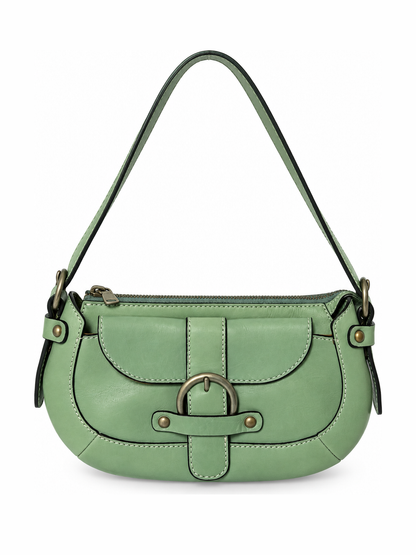 Sazaby Mint Green Leather Shoulder Bag