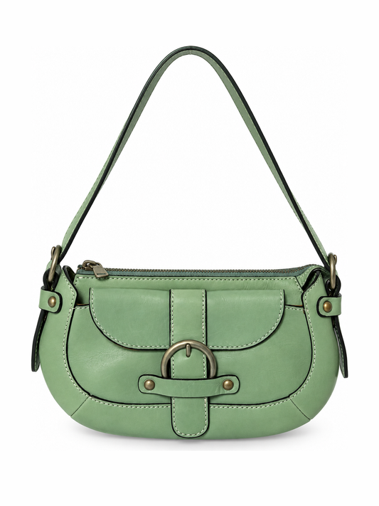 Sazaby Mint Green Leather Shoulder Bag