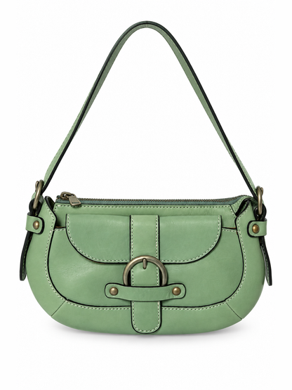 Sazaby Mint Green Leather Shoulder Bag