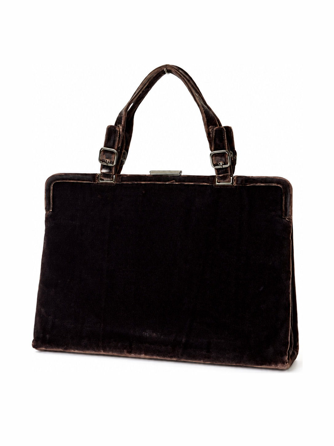 Prada Velvet Frame Handbag — Late 1990s / Early 2000s